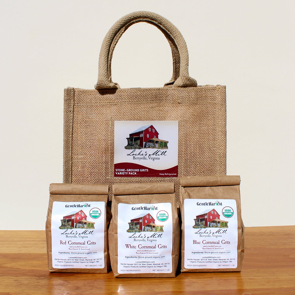 StoneGround Grits Variety Pack Locke's Mill