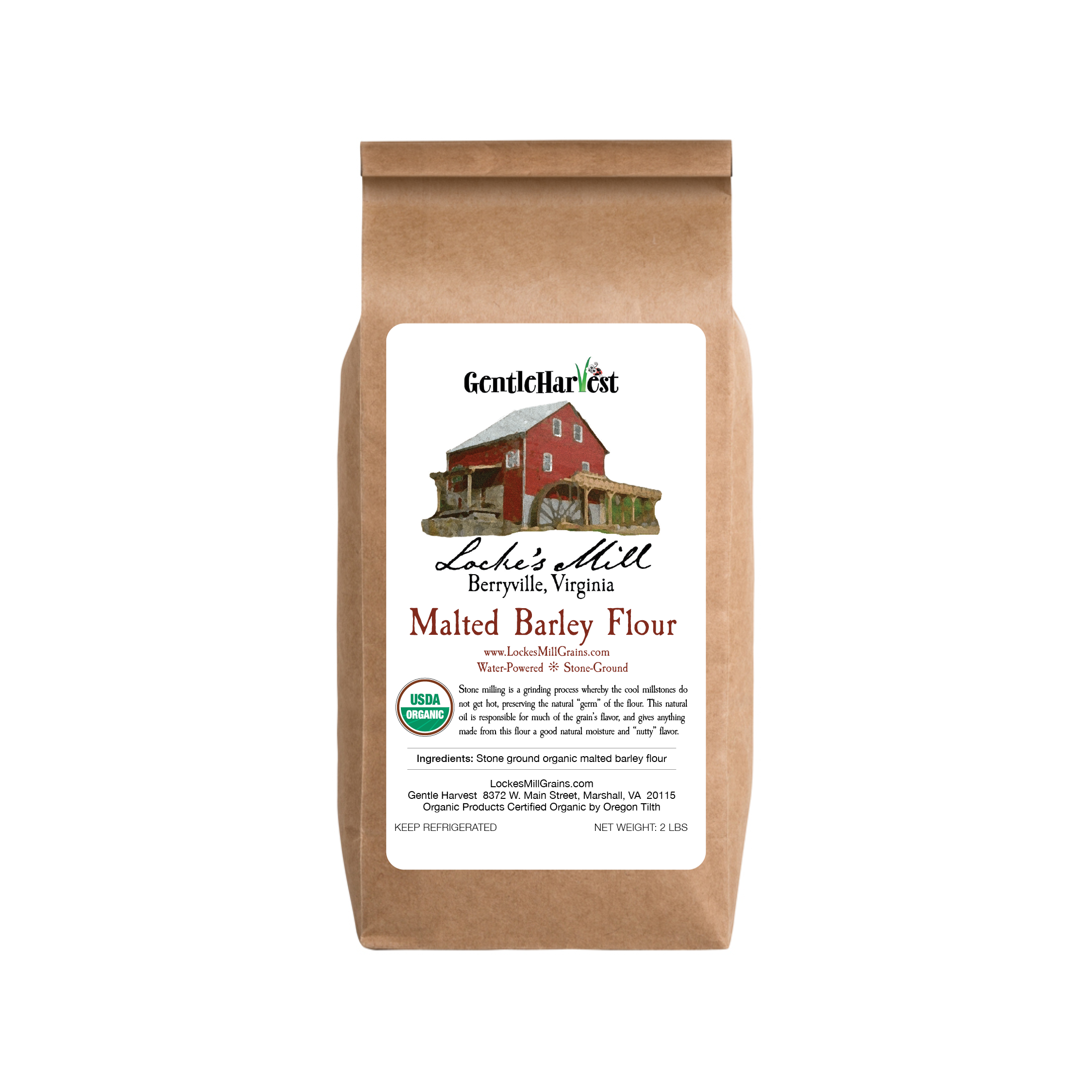 Malted Barley Flour Locke's Mill